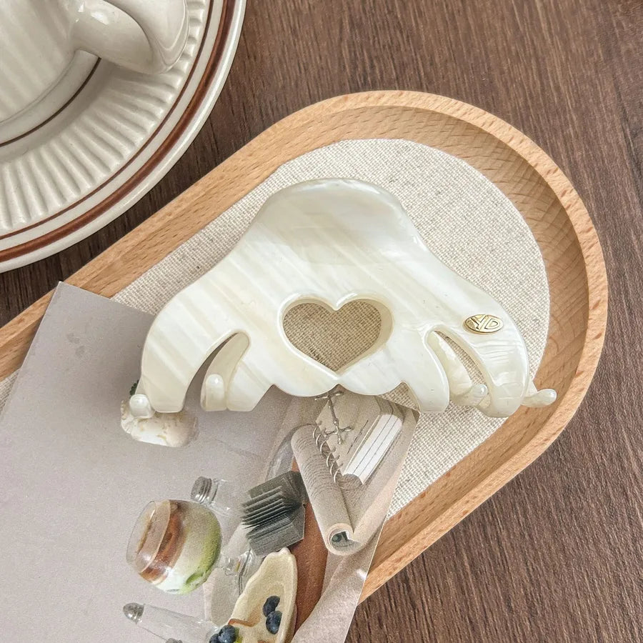 New Style Simple Acetate Hair Claw Women's Elegant Versatile Shark Bite Hair Accessories For Updo Hair Styling