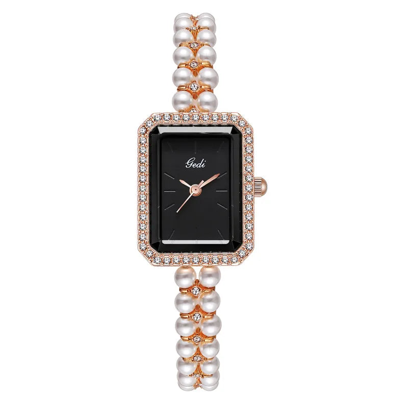 Elegant Geometric Jewelry Buckle Quartz Women's Watches