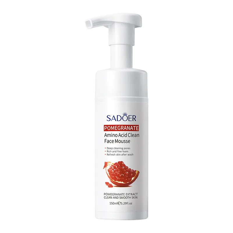 All English packaging SADOER red pomegranate fresh beauty six-piece moisturizing facial skin care series