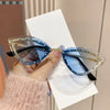 Punk Classic Style Gradient Color Ac Gradient Tinted Lenses Cat Eye Full Frame Women's Sunglasses
