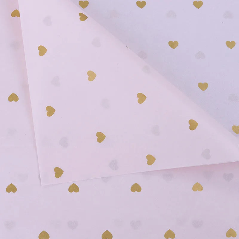 korean heart printting wrapping sydney paper