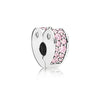 1 Piece 10mm Hole 3~3.9mm Alloy Zircon Heart Shape Polished Spacer Bars