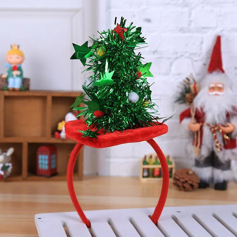 Christmas Party Decorations Five-star Headband American Style Festival Supplies Dance Party Accessories Christmas Hat