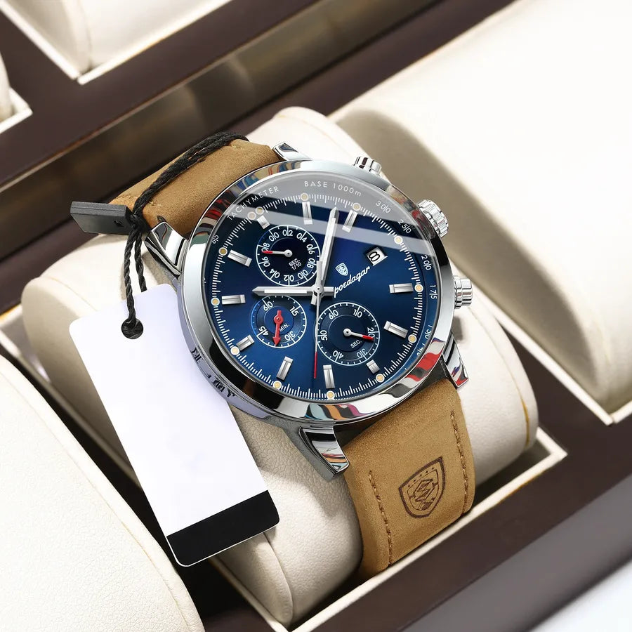sports geometric buckle quartz men's watches