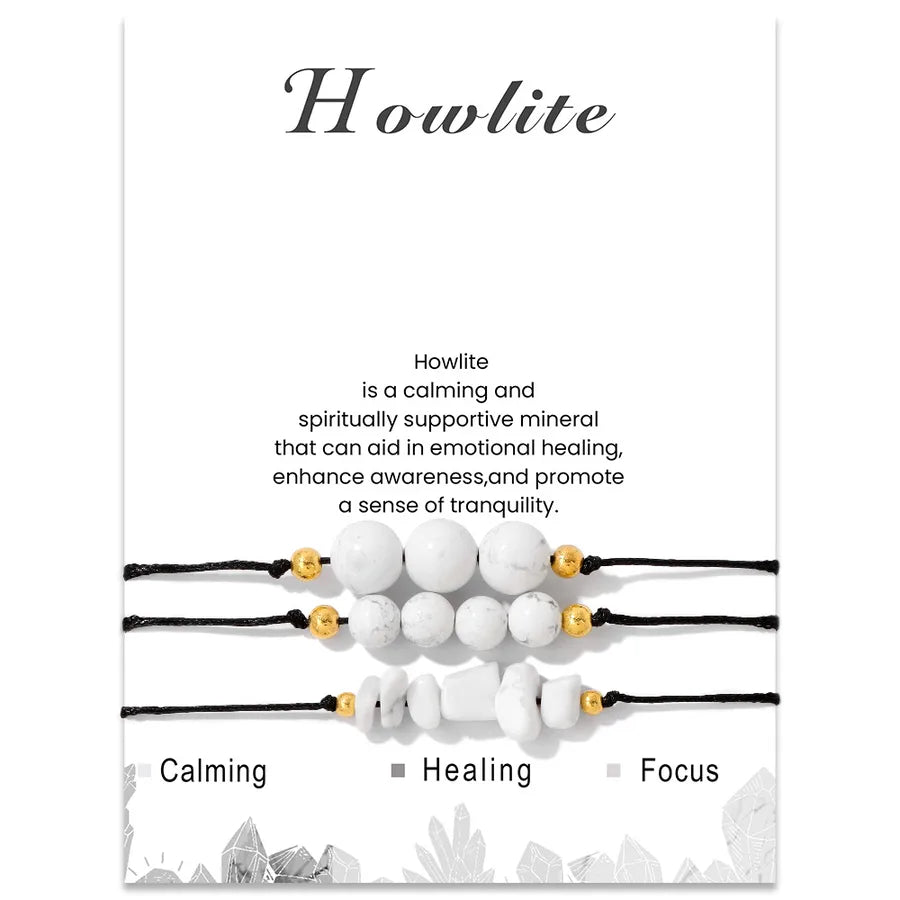 Simple Style Classic Style Round natural stone Bracelets In Bulk
