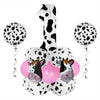 Casual Cute Cow Pattern Aluminum Film Birthday Festival Balloons
