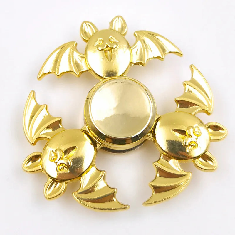creative zinc alloy bronze hand spinner finger rotating decompression toy