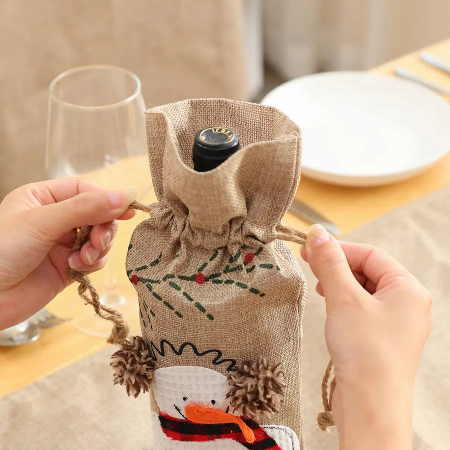 Christmas Snowman Party tablecloth Chair Cover