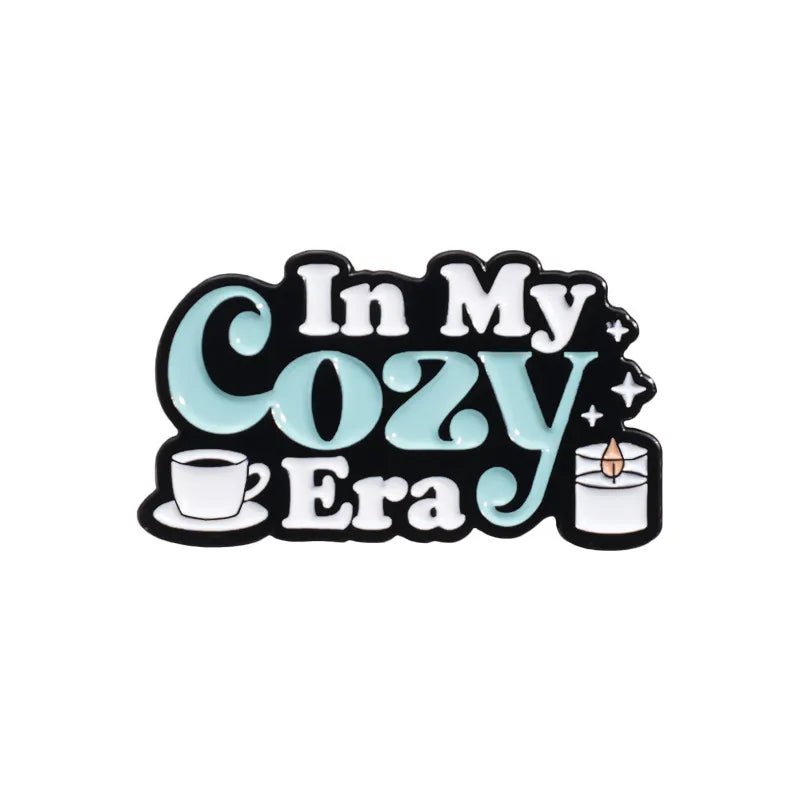 Cartoon Style Letter Alloy Stamping Stoving Varnish Plating Women's Brooches
