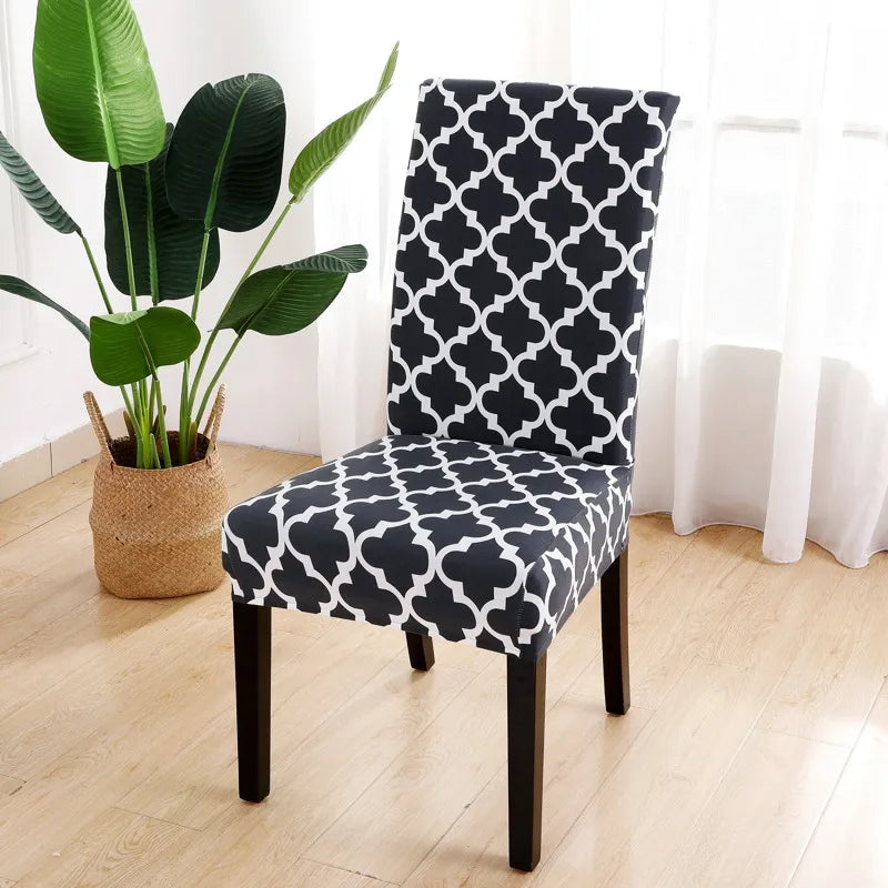Chair Cover  Hotel Chair Cover Dining Chair Cover One-piece Elastic Chair Cover Office Computer Seat Cover