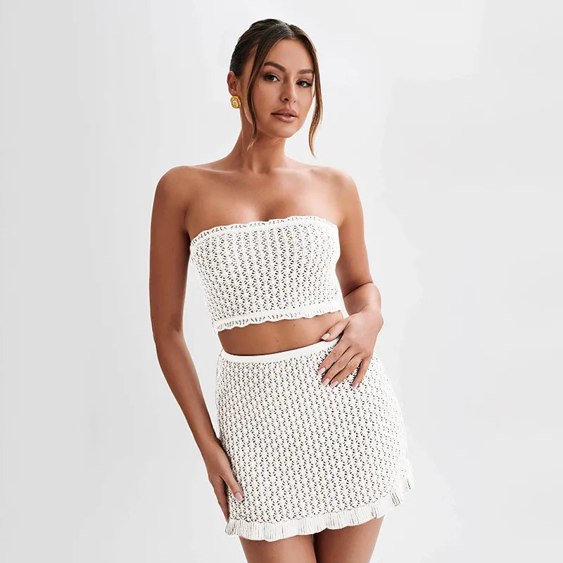 Women's Mesh Solid Color Cover Ups