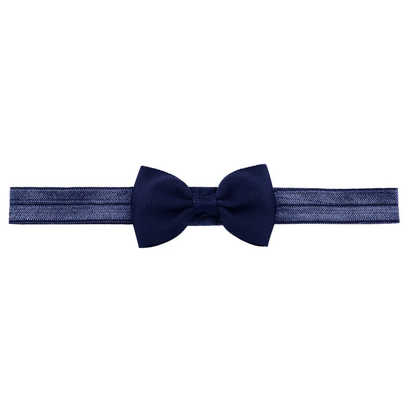 Explosive New Hairband Simple  Kidsren's Multi-color Optional Bow Rib Single Knot Headband  Hot Sale