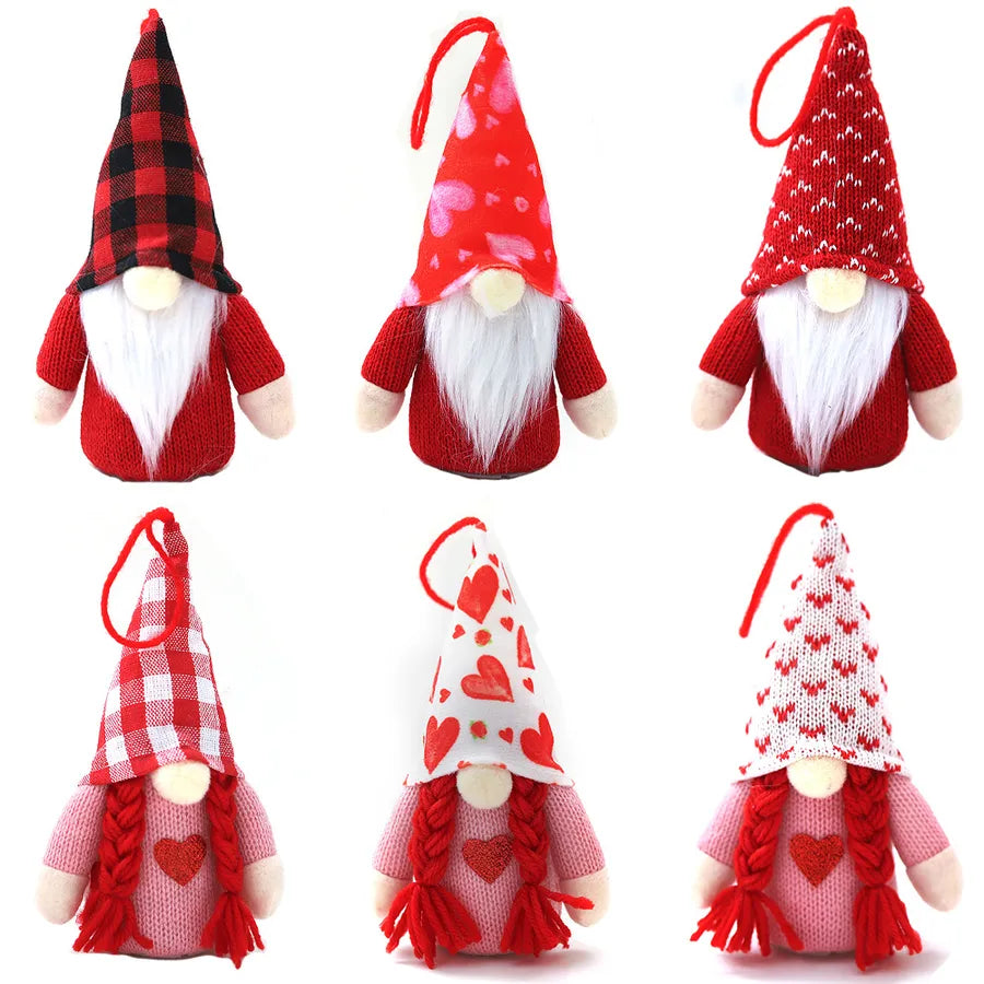 Christmas Valentine'S Day Cute Cartoon Holiday Date Hanging Ornaments