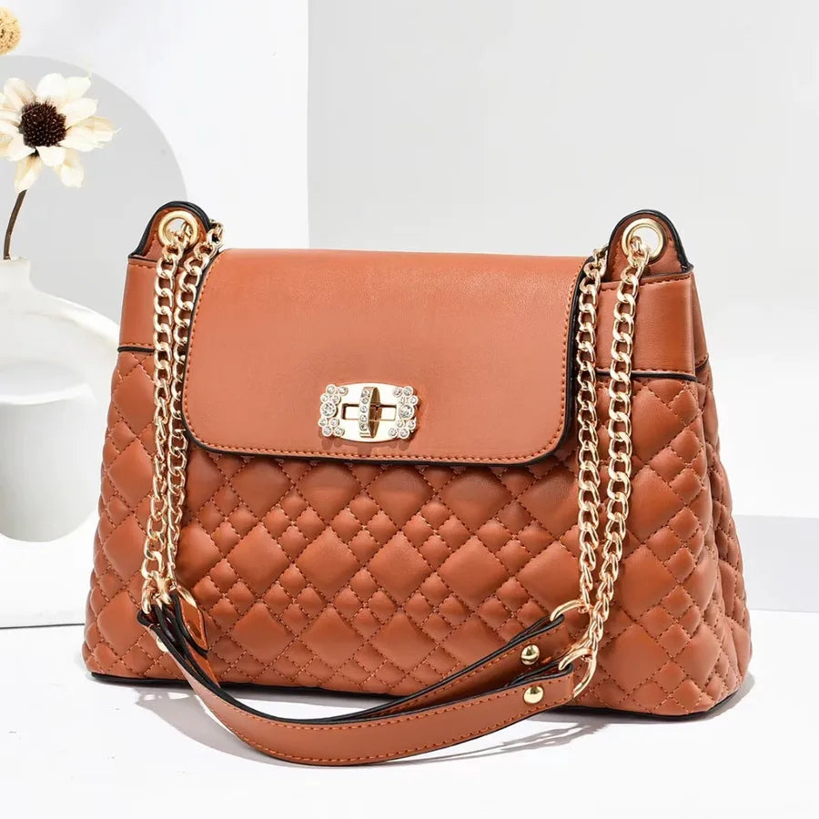 Large quantity super cost-effective versatile underarm bag handbag rhombus women's bag shoulder bag messenger bag foreign trade hot bag