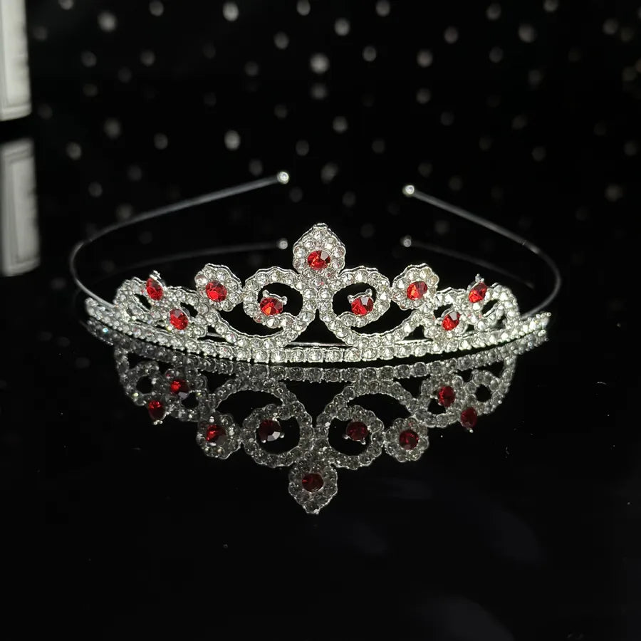 alloy children's crown hair band hair band headdress elegant temperament princess girl hair band crown wholesale