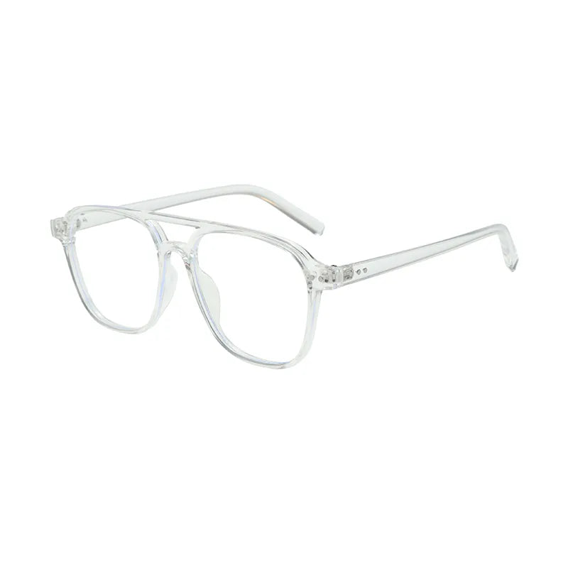 Casual Retro Streetwear Solid Color Pc Square Full Frame Men's Sunglasses