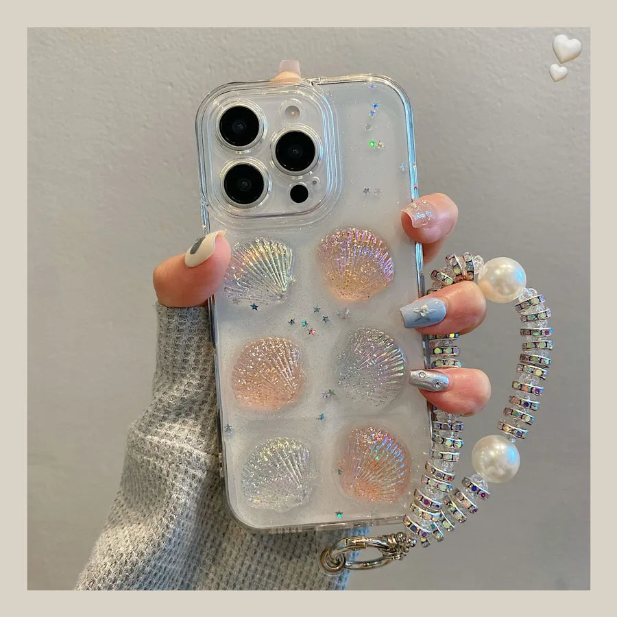 Ins Style Shell Suitable For Apple 16Promax Huawei Pura70 Honor 300pro Phone Case Silicone Transparent Color Customizable Design