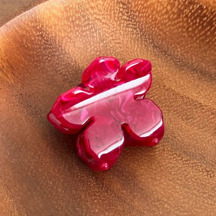 Versatile Acetate Hair Clip Super Fairy Flower Tail Side Bangs Hair Claw High-End Feeling Hair Accessories For Women Casual Style