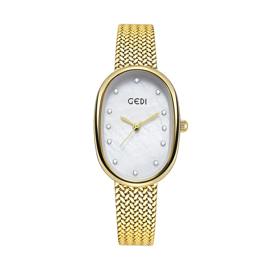casual solid color hanging word buckle quartz women's watches
