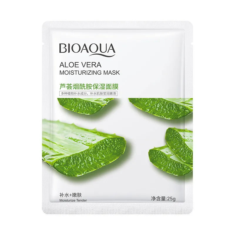 Poquan Ya Cucumber Centella asiais Mask Skin Moisturizing Moisturizing Aloe Niacinamide  Mask Wholesale