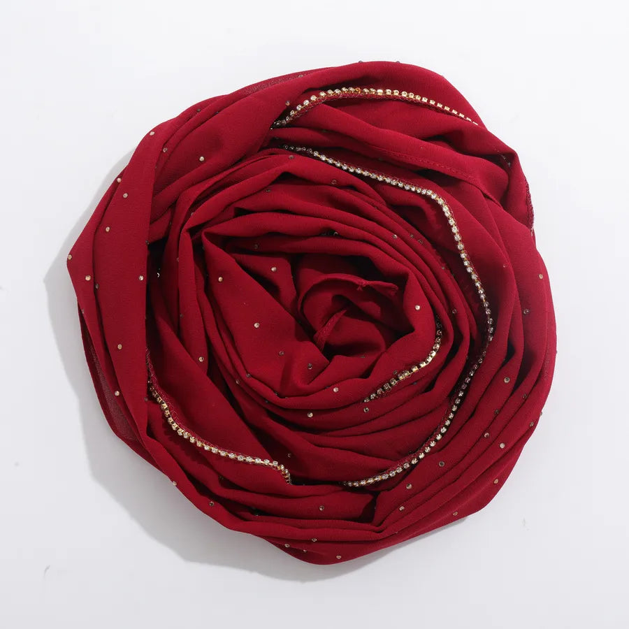 Women's Basic Solid Color Polyester Scarf
