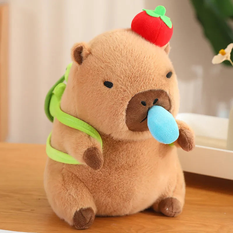 Trendy Capybara Plush Toy Cute Birthday Gift Children's Stuffed Animal Doll Transforming Plushie PP Cotton Material