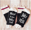 unisex casual letter cotton blending jacquard socks ankle socks