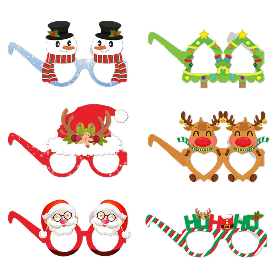 Christmas Casual Cute Christmas Tree Santa Claus Snowman Party