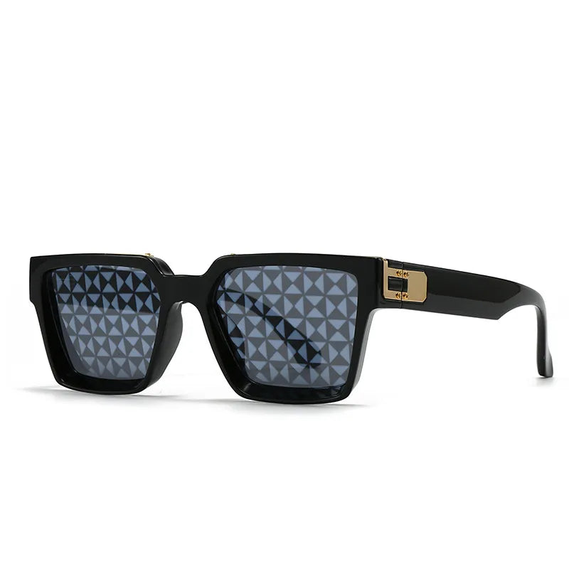Basic Simple Style Solid Color Pc Square Full Frame Women's Sunglasses