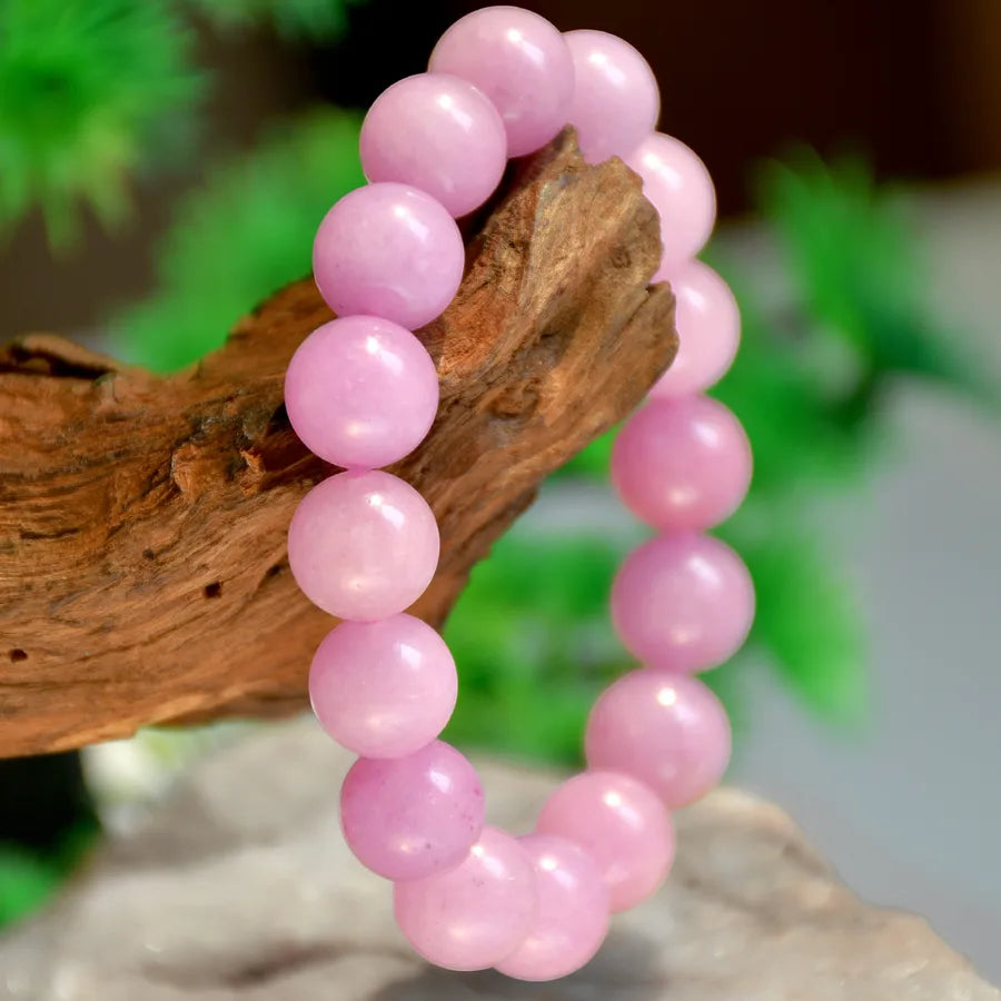 Modern Style Simple Style Round natural stone Beaded Chain Bracelets In Bulk