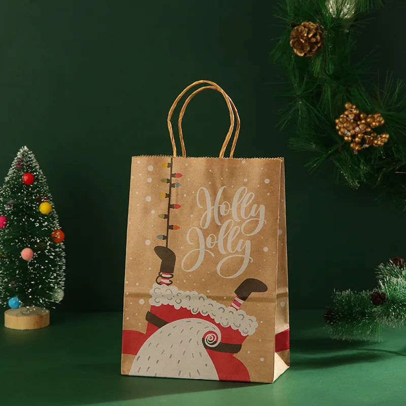 Christmas Simple Style Santa Claus Letter Kraft Paper Daily Gift Wrapping Supplies