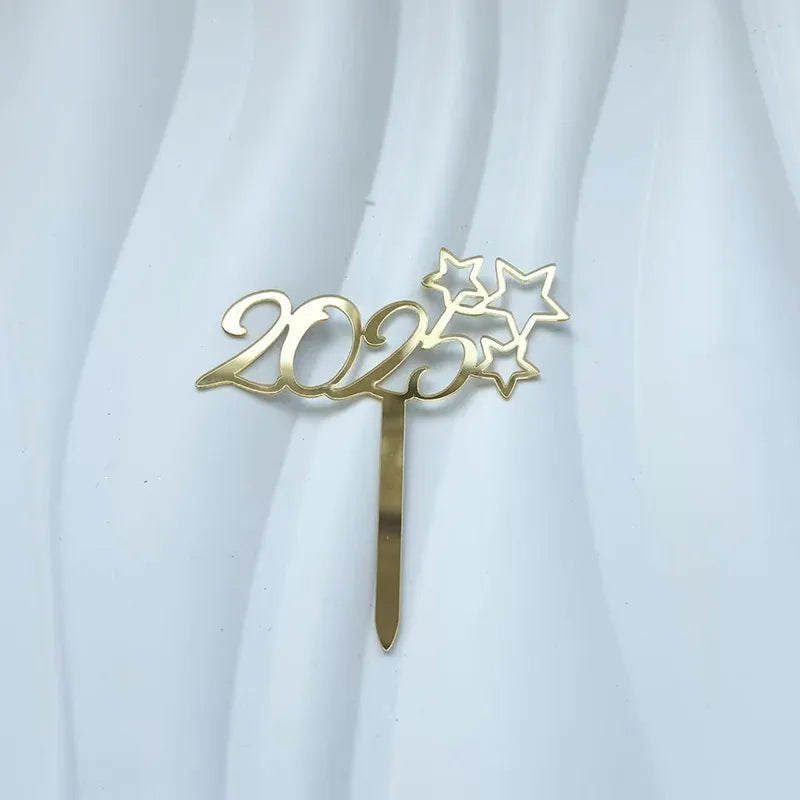 Christmas New Year Casual Elegant Lady Letter Plastic Holiday Banquet Selfie Cake Decorating Supplies Party Supplies Cake Decorating Supplies 1 Piece