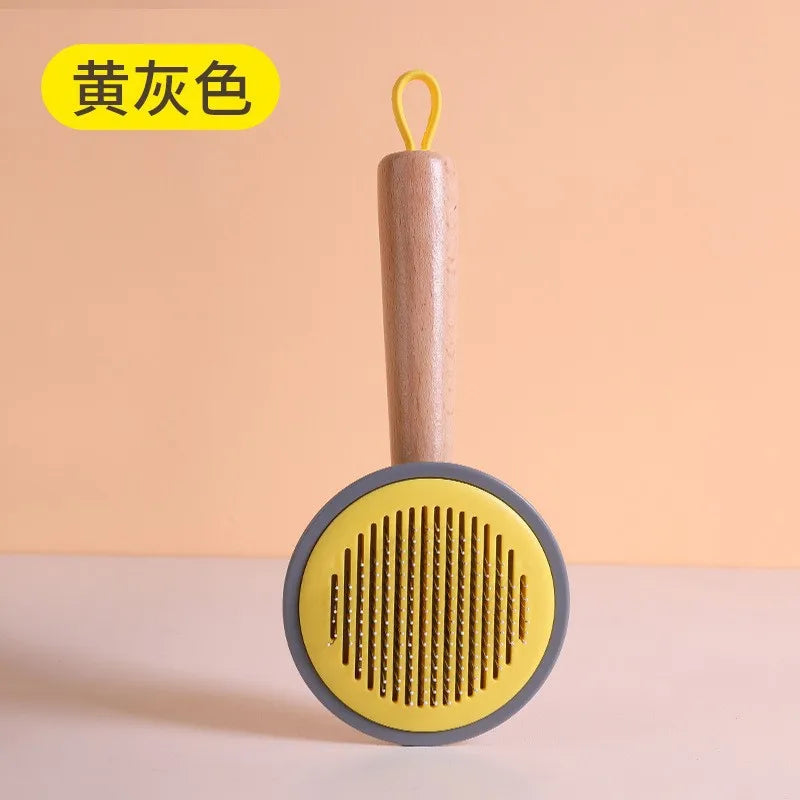 basic stainless steel plastic solid color pet accessories