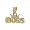 Hot Sale Crown  Pendant Alloy Full Diamond Cuban Necklace Hip Hop Style Trendy Men's Jewelry  Batch