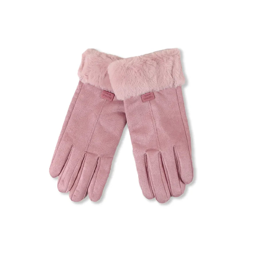 autumn/winter new warm cold split finger gloves female korean gloves