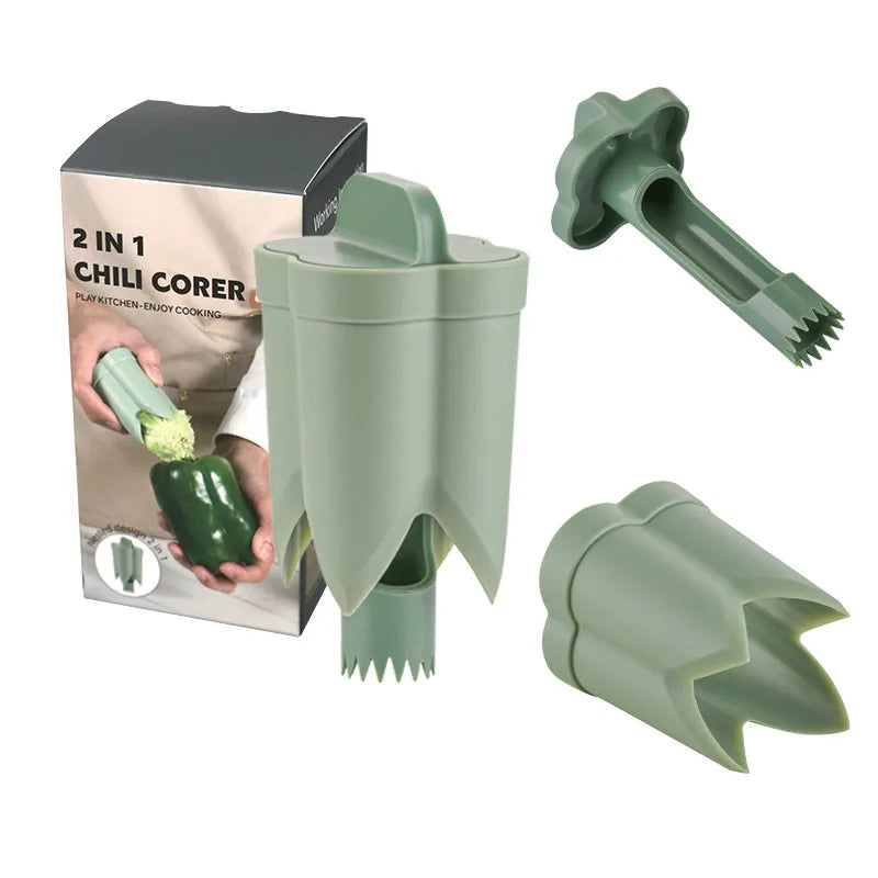 ABS pepper seed remover lantern pepper tiger skin pepper seed remover core remover household seed digging kitchen tools