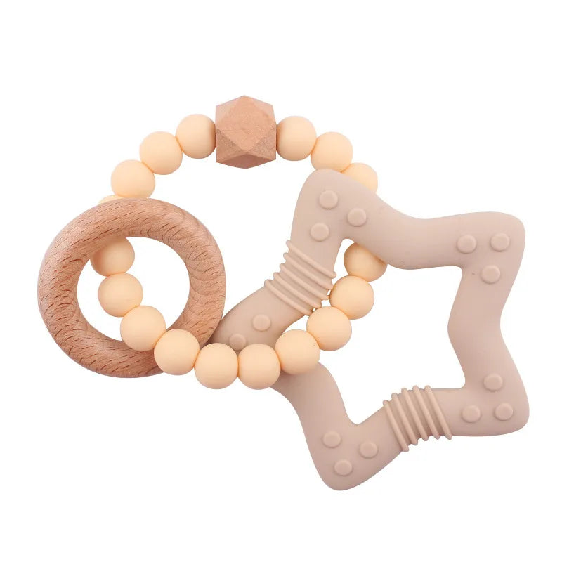 Cute Star Beech Silica Gel Baby Accessories