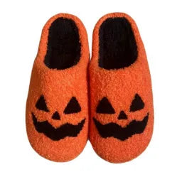 Casual Unisex Pumpkin Round Toe cotton shoes