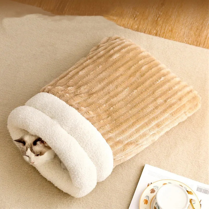 Cute Cloth Solid Color Pet Bed