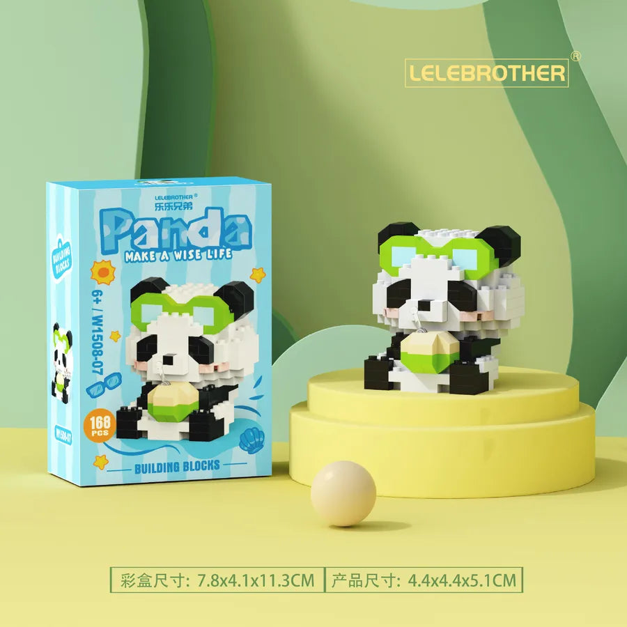 Kids(7-16Years) Children Unisex Panda ABS Building Toys Learning & Education Toys