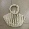 Women's Large Arylic Geometric Elegant Vintage Style Streetwear Beading Shell Open Handbag