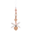 Cute Heart Shape Bow Knot Beech Silica Gel Baby Accessories