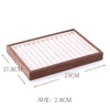 Walnut High-End Jewelry Display Tray Ring Showcase Jewelry Props Accessory Display Plate Luxury Sensation Wooden Tray