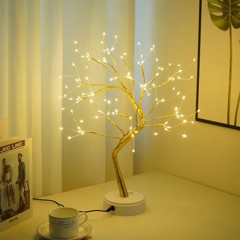 Christmas Retro Simple Style Star Tree Plastic Indoor Party Lightings