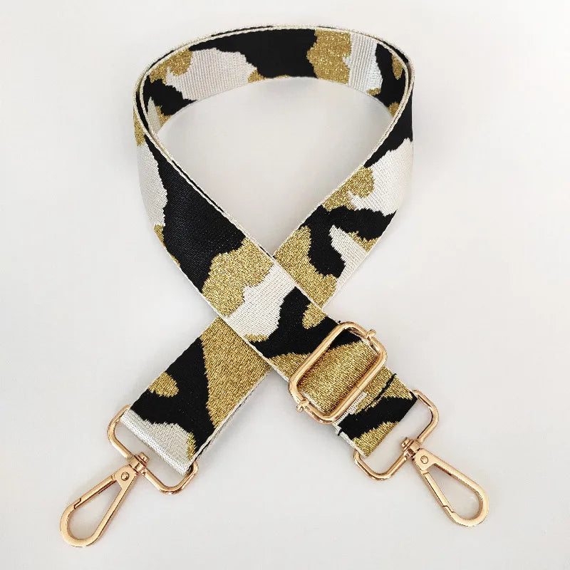 new wide camouflage webbing adjustable shoulder messenger long strap