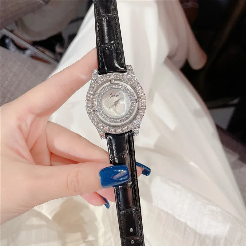 Retro Solid Color Buckle Quartz Watch