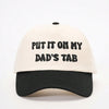 Unisex Casual Elegant Lady Letter Curved Eaves Baseball Cap