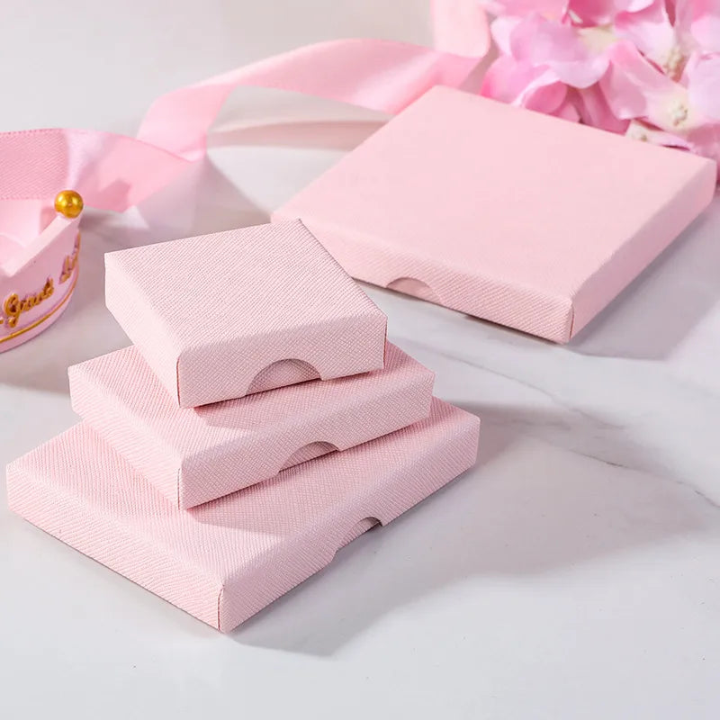 1 Piece Paper Simple Style Classic Style Holiday Daily Solid Color Jewelry Boxes