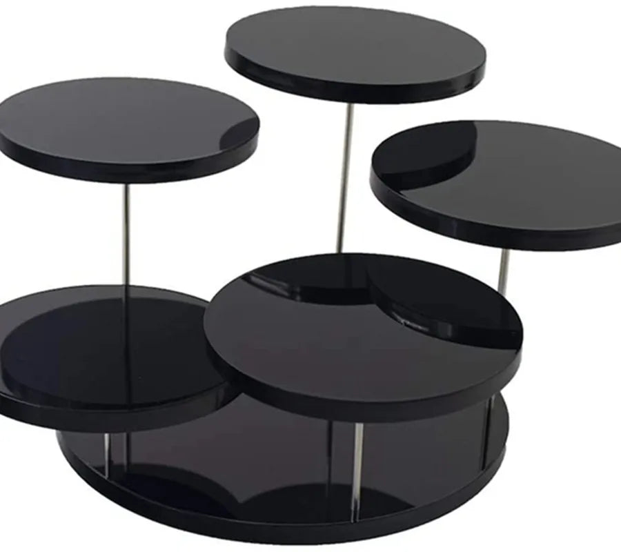Hot acrylic ring jewelry display stand round jewelry rotating ring display stand exhibition stand