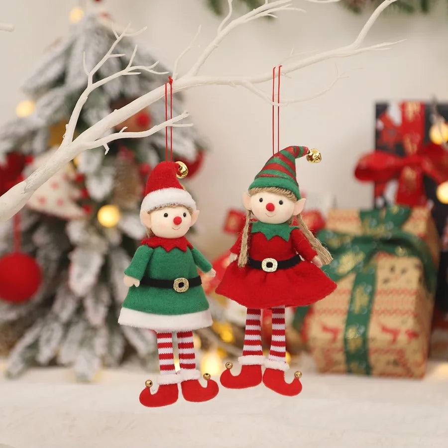 Christmas Pastoral Cartoon Character Indoor Party Hanging Ornaments